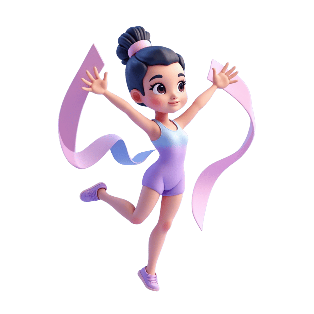 Decorative gymnast